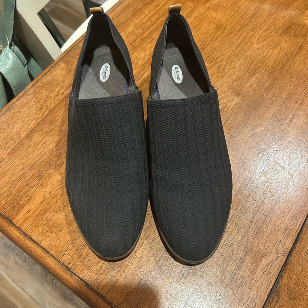 Dr. Scholl's Women’s Black Slip-On Loafers Minimalist Design